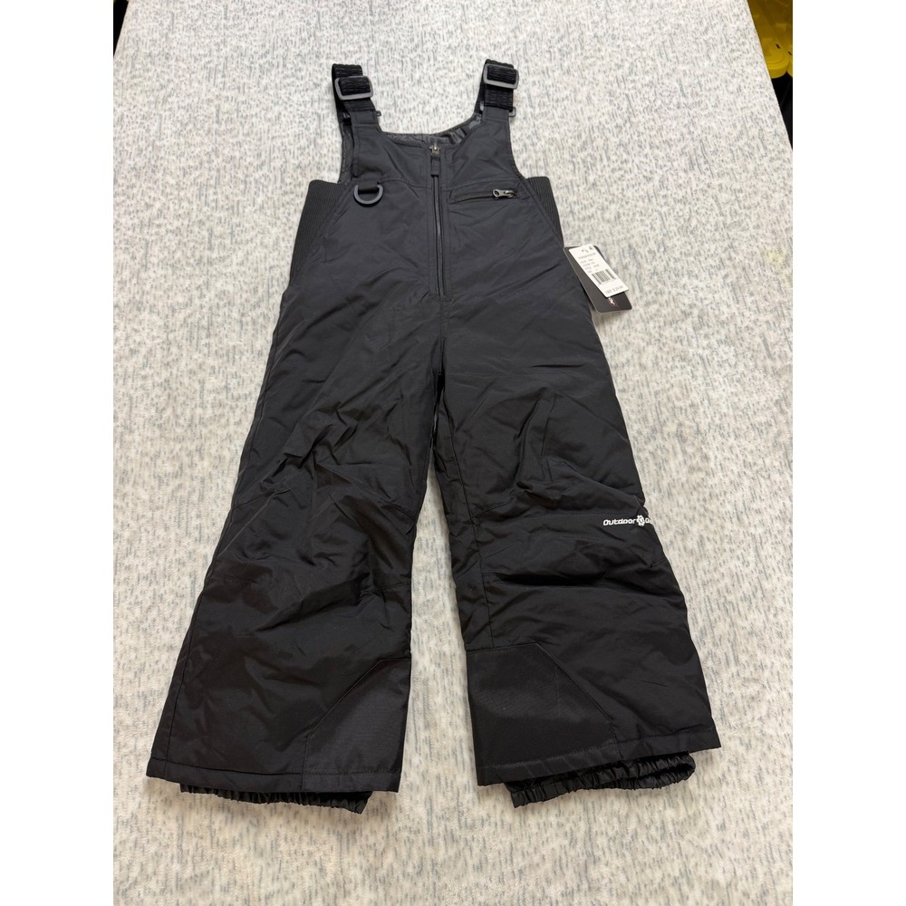 Outdoor Gear Toddler Peak Bib Black Insulated Snow Pants Overalls 6816R Size 4‎